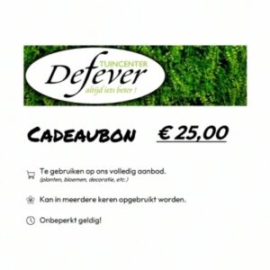 Cadeaubon €25