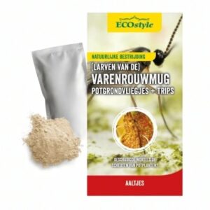 Aaltjes tegen rouwvliegjes (varenrouwmug) 5mln/ ca. 10m²/ 5-10 planten